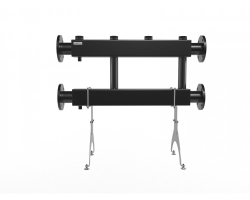 Модульный коллектор MK-600-2x50 (до 600 кВт, 2 магистр. подкл. Фл.Ду80, 2 контура G 2″ вверх или вниз)